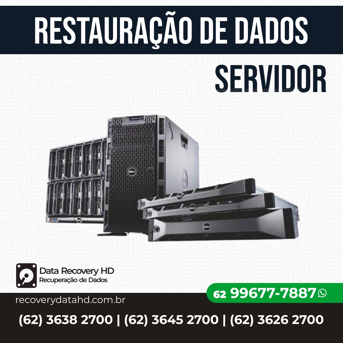 RECOVERY DADOS GOIANIA-RECUPERAÇÃO DE ARQUIVOS DE SERVIDOR GOIAS