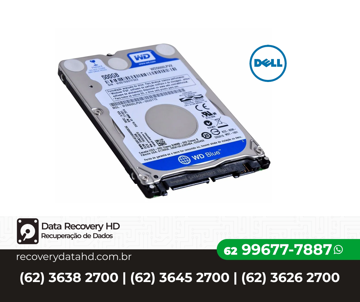 RECOVERY DADOS GOIANIA-RECUPERAÇÃO DE ARQUIVOS EM HDS DE NOTEBOOK DELL GOIANIA