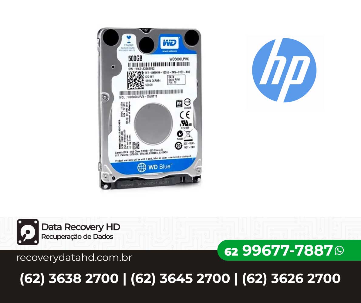 RECOVERY DADOS GOIANIA-RECUPERAÇÃO DE ARQUIVOS EM HDS DE NOTEBOOK HP GOIANIA