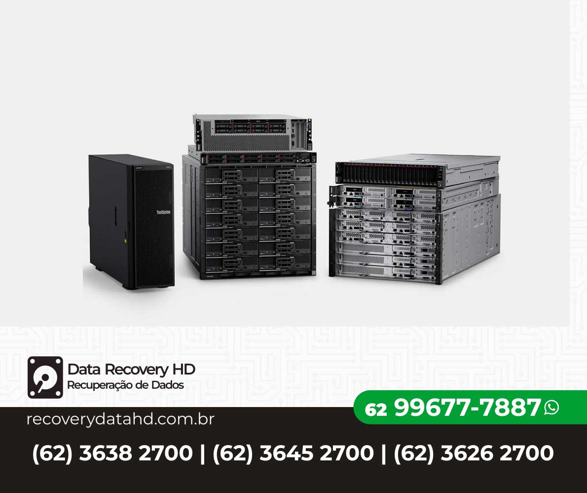 RECOVERY DADOS GOIANIA-RECUPERAÇÃO DE ARQUIVOS EM HDS DE SERVIDOR LENOVO GOIANIA