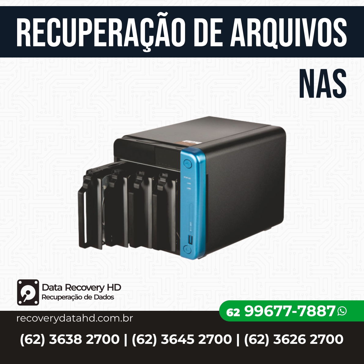 RECOVERY DADOS GOIANIA-RECUPERAÇÃO DE ARQUIVOS NAS GOIANIA