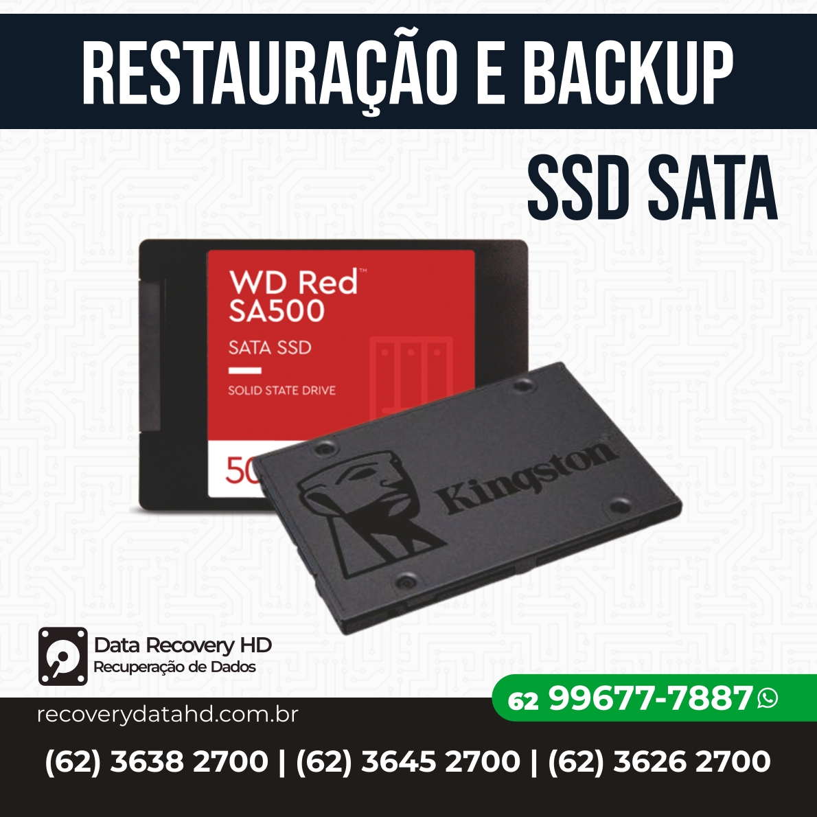 RECOVERY DADOS GOIANIA-RECUPERAÇÃO DE DADOS SSD GOIANIA