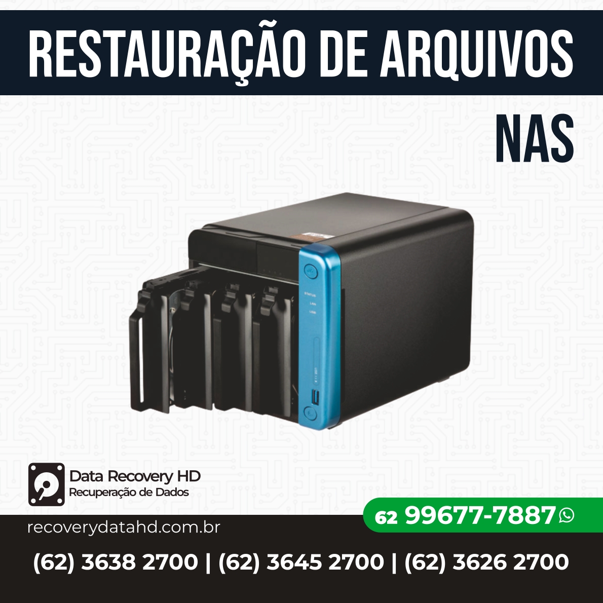 RECOVERY DADOS GOIANIA-RESTAURAÇÃO DE ARQUIVOS NAS GOIAS